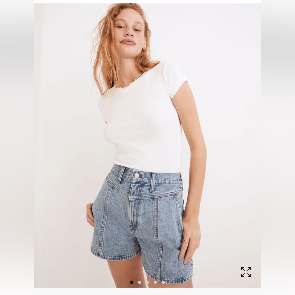 Madewell Women’s Denim Yoke Shorts Sz 26